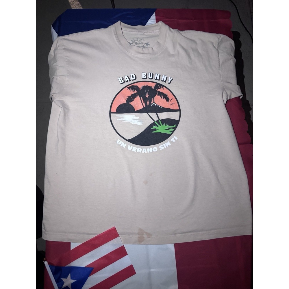 Bad Bunny Un Verano Sin Ti Tour Shirt Mens Size Large